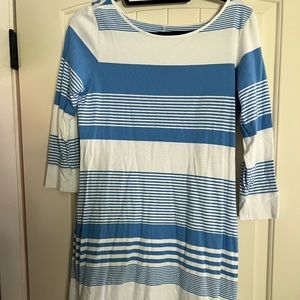 Lily Pulitzer blue and white cotton dress